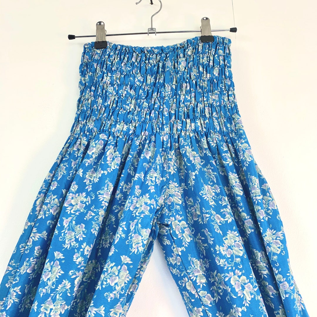 Tina Silk Pantaloon Harem. One Size Adult. Note, This Pair is a Sheer  Material. Yoga Pants, Gypsy Trousers, Festival Style in Blue -  Canada