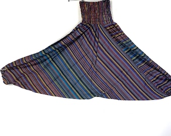 Drop Crotch Harem Pants Cotton Afghani Pants Unisex Ali Baba Trousers Aladdin Pants Afghan Trousers SKU:850-5325