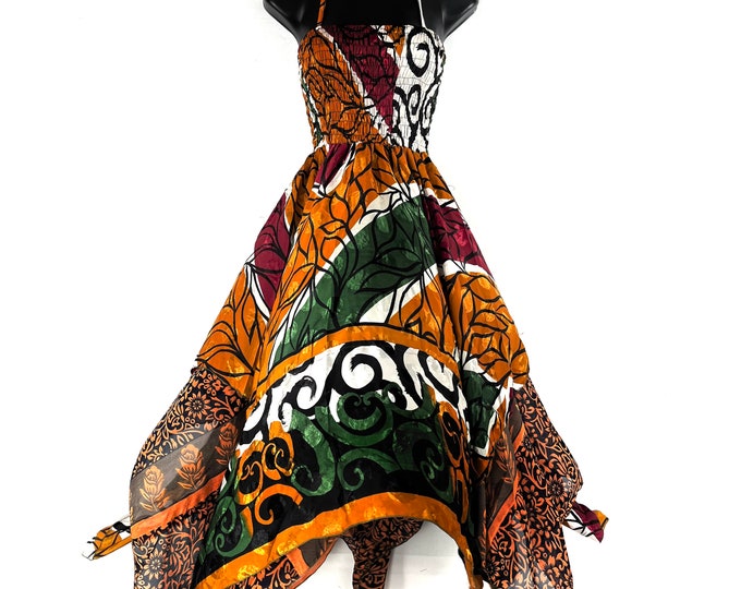 Tatiana Fairy Dress 43" (109cm) Length, One size, Silky Summer, Bohemian, hippie, boho, gypsy, princess. SKU: 902-7237