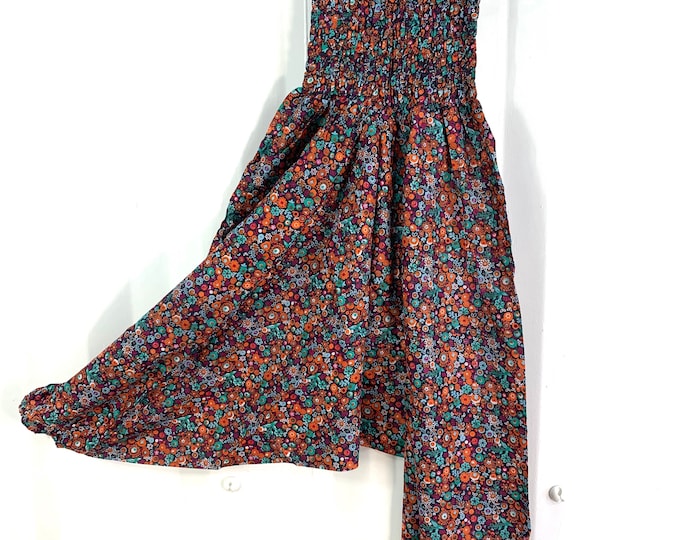 Harem Pants, Cotton. Drop Crotch Afghani Pants, Ali Baba, Aladdin, Unisex, Afghan, Yoga Trousers Floral