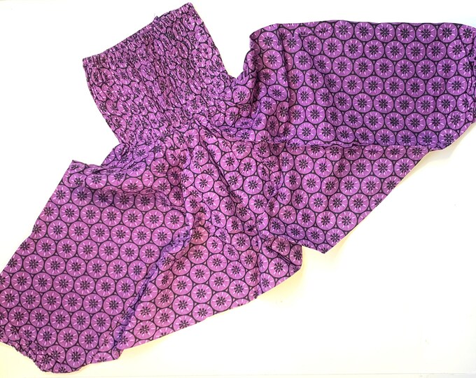 Child Size 4, Cotton Harem Pants, Afghans, drop-crotch, Ali Baba, toddler, unisex kids