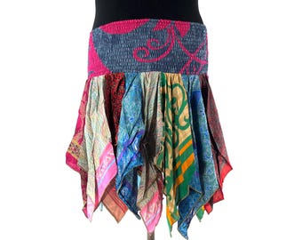 XL. Lilly Short Plus Size Mini Skirt. Harem style waist gives comfortable fit & flexibility. SKU:748-9438