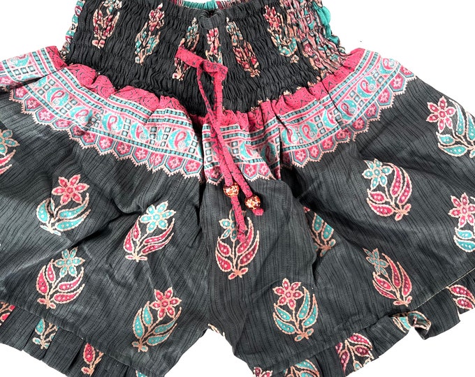 S/M. Silk Venus Shorts; Sexy Hot Pants, Soft Silky Boho Booty Shorts SKU:SS1-7549