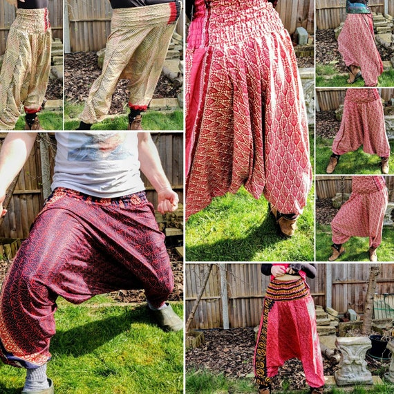 NarNari Women's Printed Cotton Rayon Blend Harem Pant/Afghani Pant/Palzzo/Pyjama/Jump  Suit - N416 : Amazon.in: Fashion