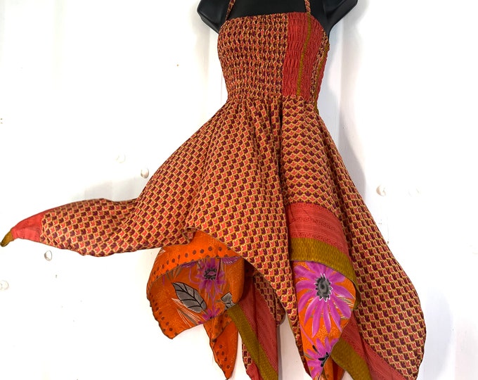 Elvina Fairy Dress; Silk 34" One Size Sundress