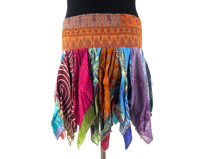 XL. Lilly Short Plus Size Mini Skirt. Harem style waist gives comfortable fit & flexibility. SKU:748-9448