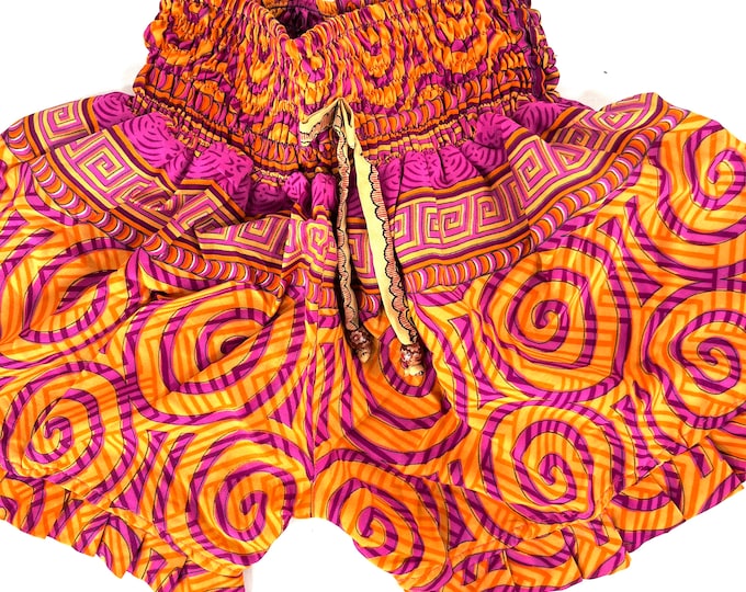 S/M. Silk Venus Shorts; Sexy Hot Pants, Soft Silky Boho Booty Shorts SKU:SS1-7544