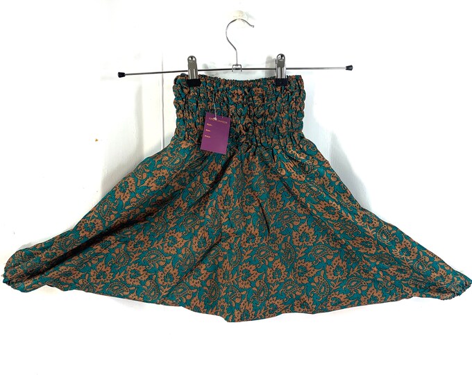 Child Size 4, Silk Harem Pants, Children's Afghans, drop-crotch, Ali Baba, yoga, unisex kids trousers.