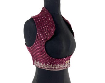 M. Underbust Corset Bustier Silk Brocade Top  SKU:442-9359