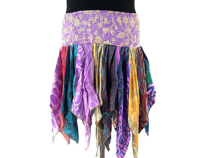 XL. Lilly Short Plus Size Mini Skirt. Harem style waist gives comfortable fit & flexibility. SKU:748-9445