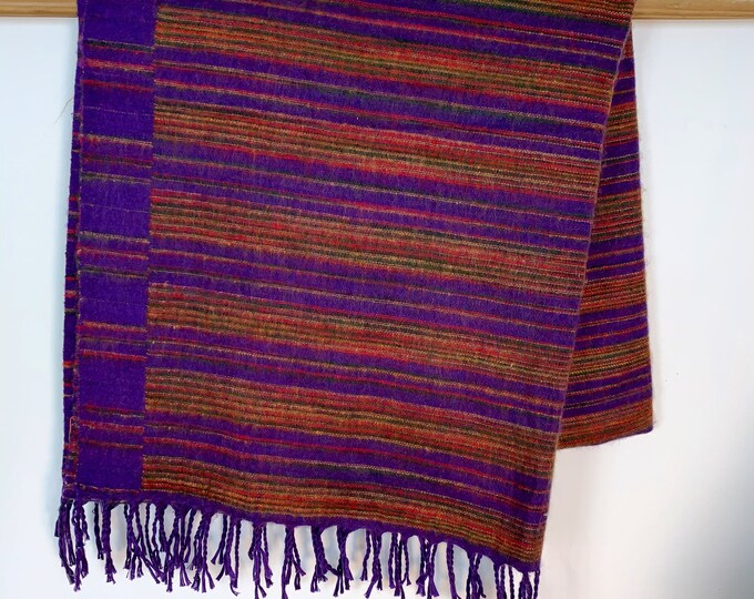 Warm Cosy Blanket 4 parties festivals & snuggling. A lovely soft touch, very warm, nice and lightweight Shawl Blanket Scarf Throw.