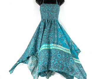 Tatiana Fairy Dress 43" (109cm) Length, One size, Silky Summer, Bohemian, hippie, boho, gypsy, princess. SKU: 902-7240