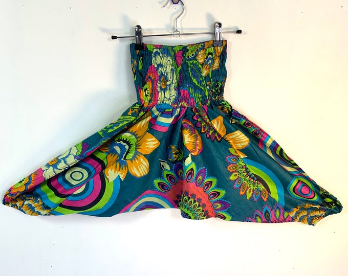 Child Size 4, Cotton Harem Pants, Afghans, drop-crotch, Ali Baba, toddler, unisex kids