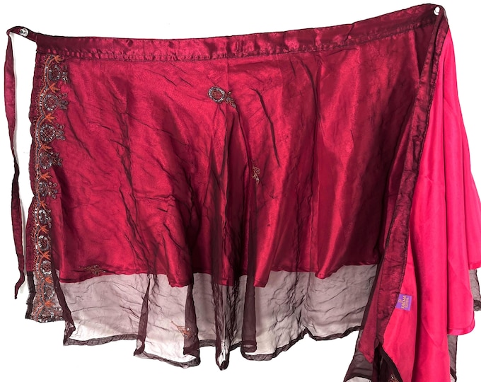 Aari Tari Mini Wrap Skirt - 2 layer (SKU:2010-9850)