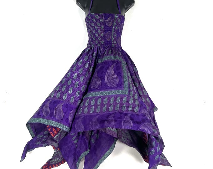 Aurora Fairy Dress, Long Summer Silk Tall Girl Sundress 45" (One Size  SKU:902-10591)