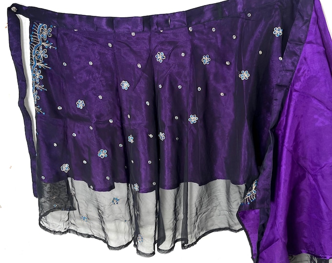 Aari Tari Mini Wrap Skirt - 2 layer (SKU:2010-9857)