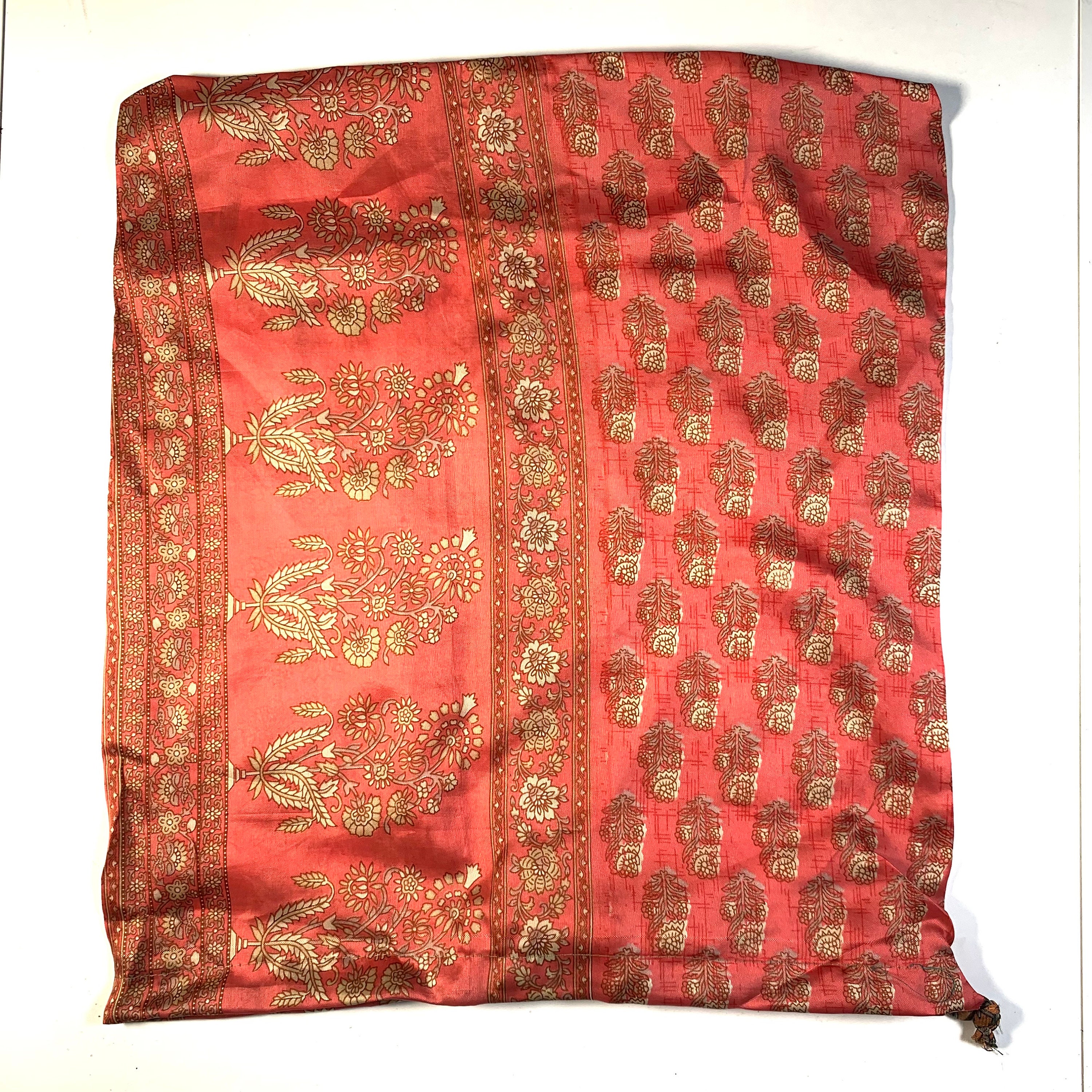 Buy 16x18 Vintage Silk Drawstring Bag. the Perfect Reusable Online