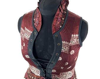 2XL Isabella Corset  Dress - Steampunk - Silk Brocade (SKU:2001-9591)