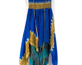 2XL Bust Lilian Fairy Dress - Long Silk Maxi Tall Girl Summer Dress SKU:909-6287