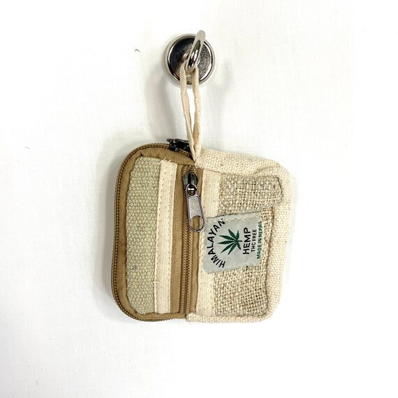 Hemp Travellers Purse Pure Nepal Natural Eco Friendly Hemp Etsy