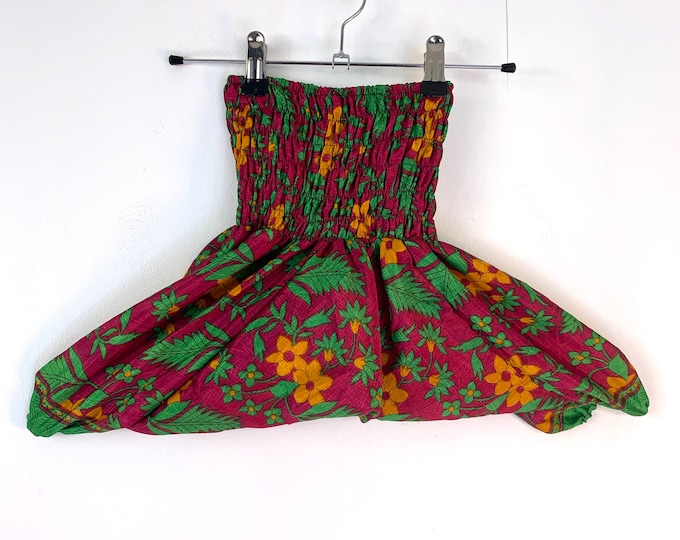Child Size 1 Baby, Silk Harem Pants, A perfect gift, great for nappies. Kids Drop-Crotch Trousers, Afghani Pants