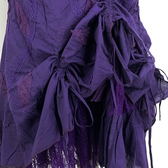 Black Ruffle Top with Short Purple Skirt – pnkishaarora