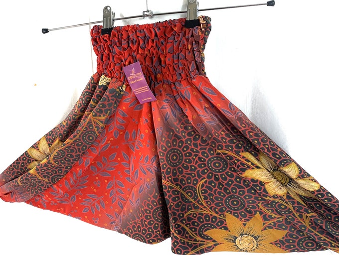 Child Size 4, Silk Harem Pants, Children's Afghans, drop-crotch, Ali Baba, yoga, unisex kids trousers.