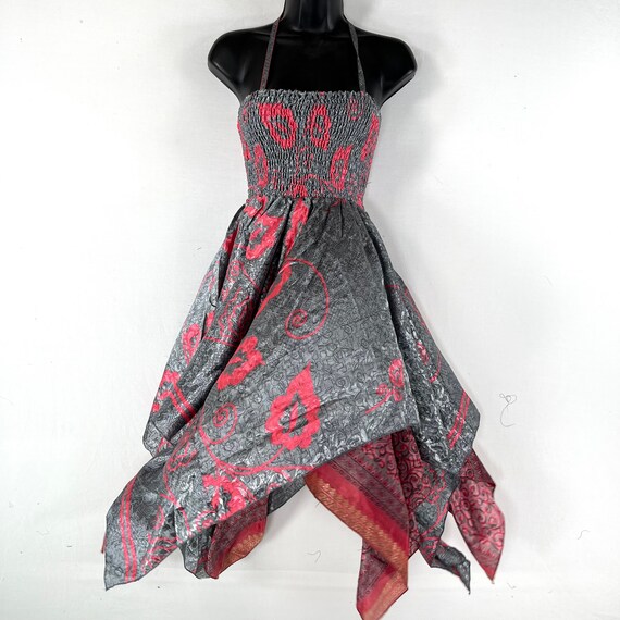 Ayeling Fairy Dress; Silk Summer Dress, One Size 38" (97cm) Midi Length,  Silky Sun Bohemian Hippy Boho Gypsy Princess. SKU:904-7284 - Etsy