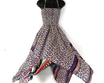 Aurora Long Summer Silk Fairy Dress - Tall Girl Sundress (SKU:902-7885)