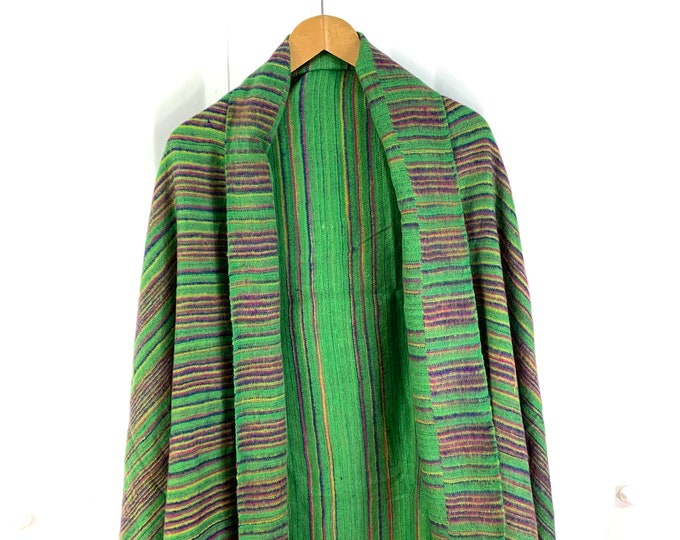 Green Cosy Blanket 4 parties festivals & snuggling. A lovely soft touch, very warm, nice and lightweight Shawl Blanket Scarf Throw.