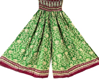 2XL Corlissa Culottes -  Wide Leg Palazzo Pants - Summer Silk (SKU:837-8676)