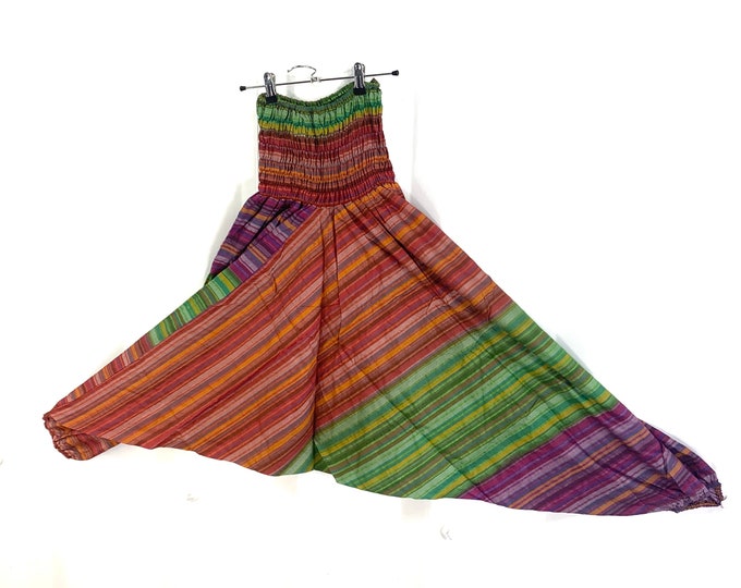 Cotton Harem Pants with drop crotch, colorful Afghani Pants. Unisex Ali Baba Trousers Aladdin Pants Afghan Trousers SKU:850-1421