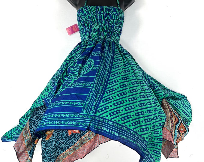 Ayeling Fairy Dress 38" (97cm) Midi Length, One size, Silky Summer, Bohemian, hippy, boho, gypsy, princess. SKU: 904-7257