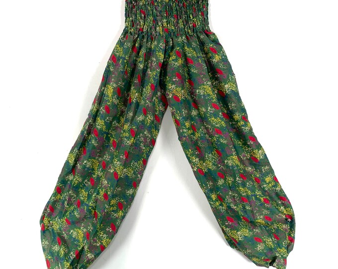 Tina Silk Pantaloon, One Size (Gypsy High Crotch Harem Trousers) SKU:840-6202