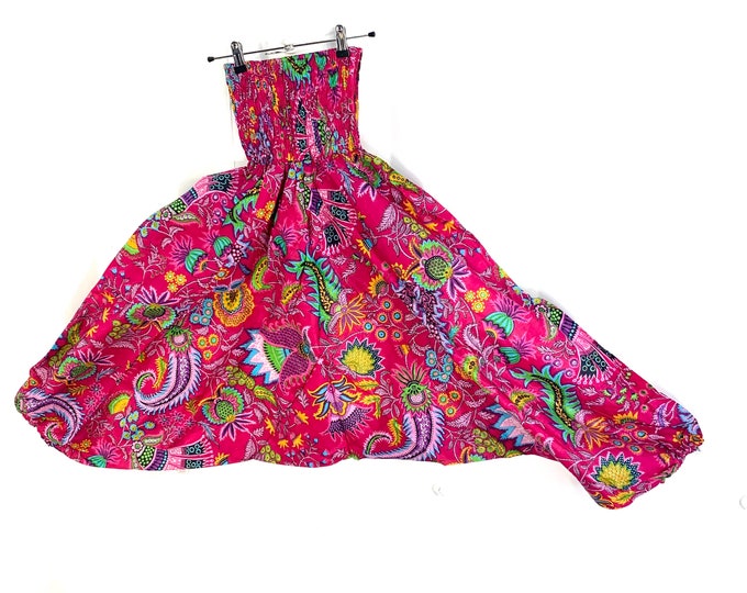 Cotton Harem Pants with drop crotch, colorful Afghani Pants. Unisex Ali Baba Trousers Aladdin Pants Afghan Trousers SKU:850-1424