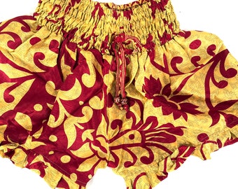 S/M. Silk Venus Shorts; Sexy Hot Pants, Soft Silky Boho Booty Shorts SKU:SS1-7550