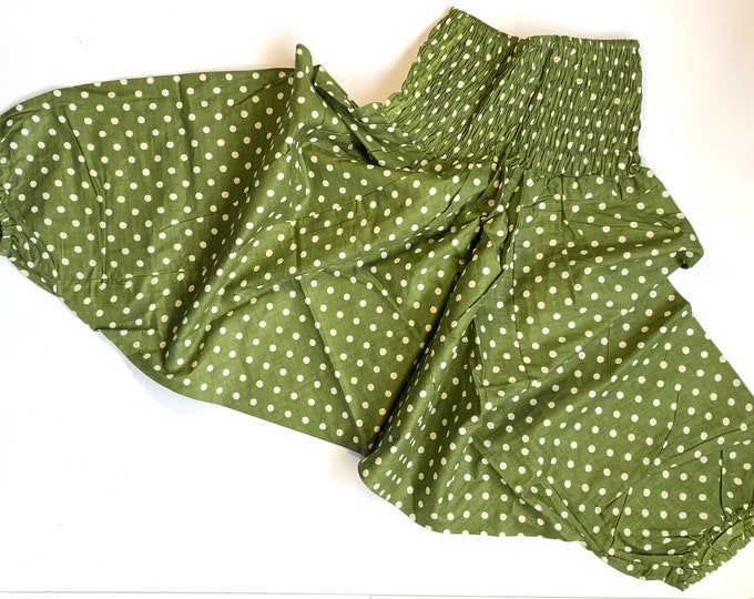 Child Size 4, Cotton Harem Pants, Afghans, drop-crotch, Ali Baba, toddler, unisex kids