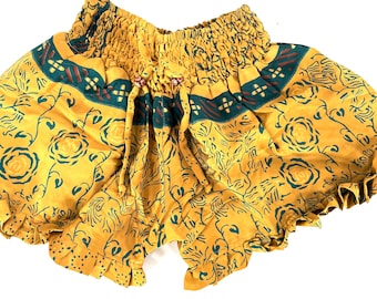 S/M. Silk Venus Shorts; Sexy Hot Pants, Soft Silky Boho Booty Shorts SKU:SS1-7542