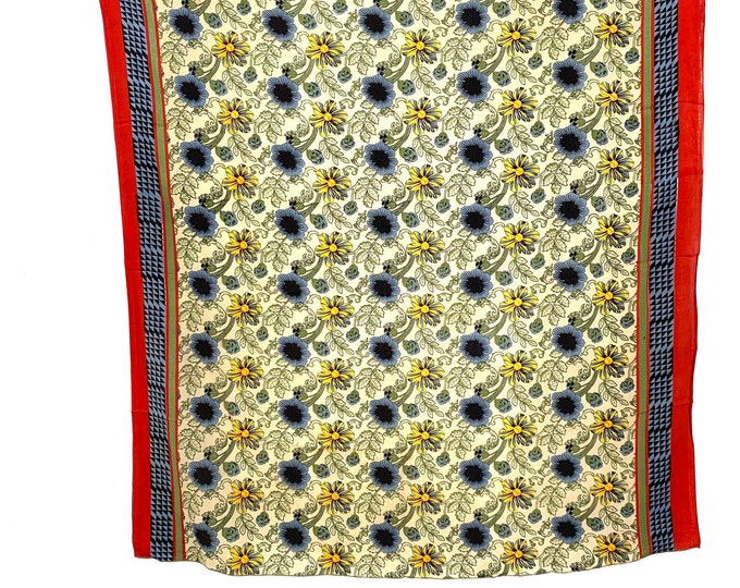 Classic Large Light Silk Head Scarf. 43" by 43" (109cm x 109cm) comes in a Special Gift Bag. The classic beautiful gift for her