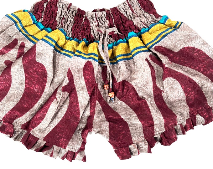 M/L. Silk Venus Shorts; Sexy Hot Pants, Soft Silky Boho Booty Shorts SKU:SS2-7571