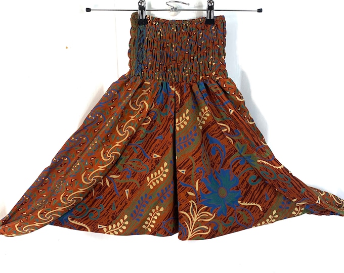 Child Size 5, Silk Harem Pants, Kids Drop-Crotch Trousers, Ali Baba, Afghan Pants.