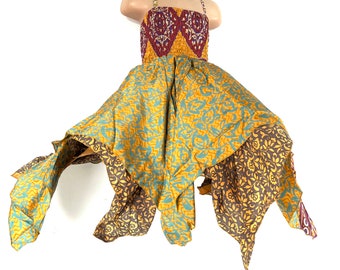 Girls Silk Fairy Dress; 2-6 years - Hard Wearing - Easy Clean (SKU:900-7530)