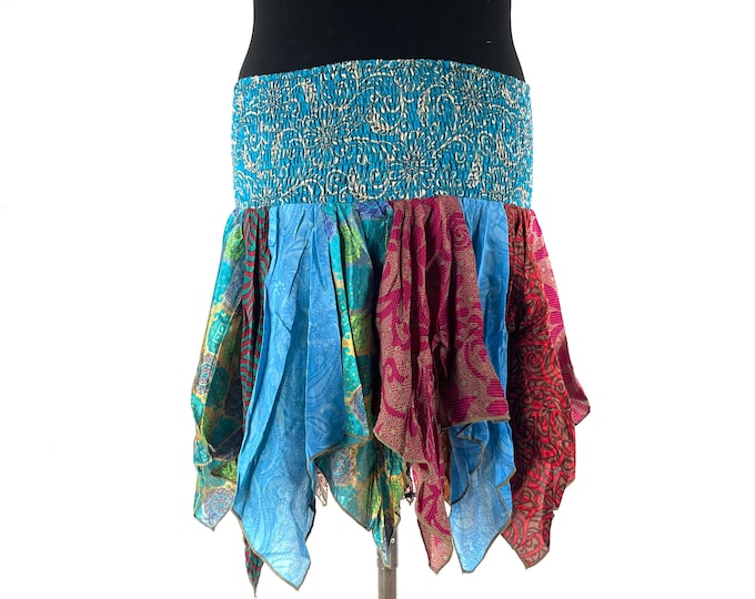 XL. Lilly Short Plus Size Mini Skirt. Harem style waist gives comfortable fit & flexibility. SKU:748-9446