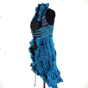 diane von furstenberg blue silk dress CELESTE MINI DRESS