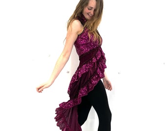 Sparkly Pink Sequin Corset Dress; Sophia SKU:3000-