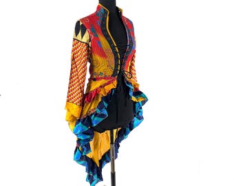 S Seraphina Corset Dress - Silk - Long Sleeves - Handmade (SKU:1005-9324)