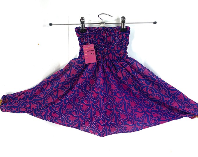 Child Size 4, Silk Harem Pants, Children's Afghans, drop-crotch, Ali Baba, yoga, unisex kids trousers.