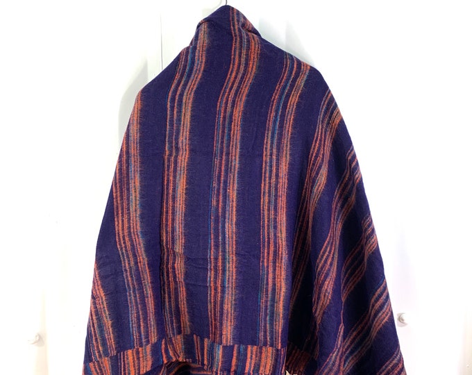 Purple Cosy Blanket 4 parties festivals & snuggling. A lovely soft touch, very warm, nice and lightweight Shawl Blanket Scarf Throw.