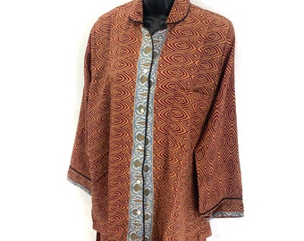 M. Luxury Pyjama Set with matching gift bag Quality Handmade Nightwear. Perfect Valentine Gift for your wife or girlfriend. SKU:726-3817