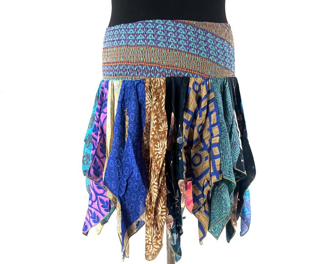 XL. Lilly Short Plus Size Mini Skirt. Harem style waist gives comfortable fit & flexibility. SKU:748-9444